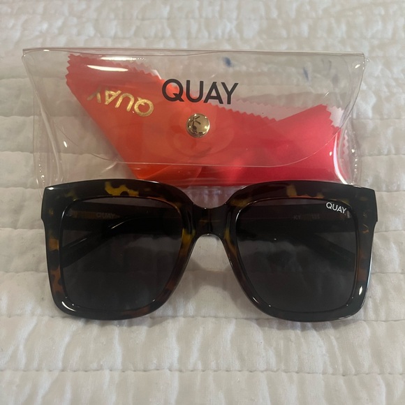 Quay Australia Tortoise Frame Sunglasses